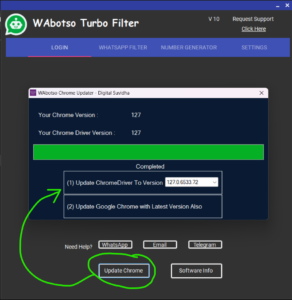 turbo filter with auto chrome update