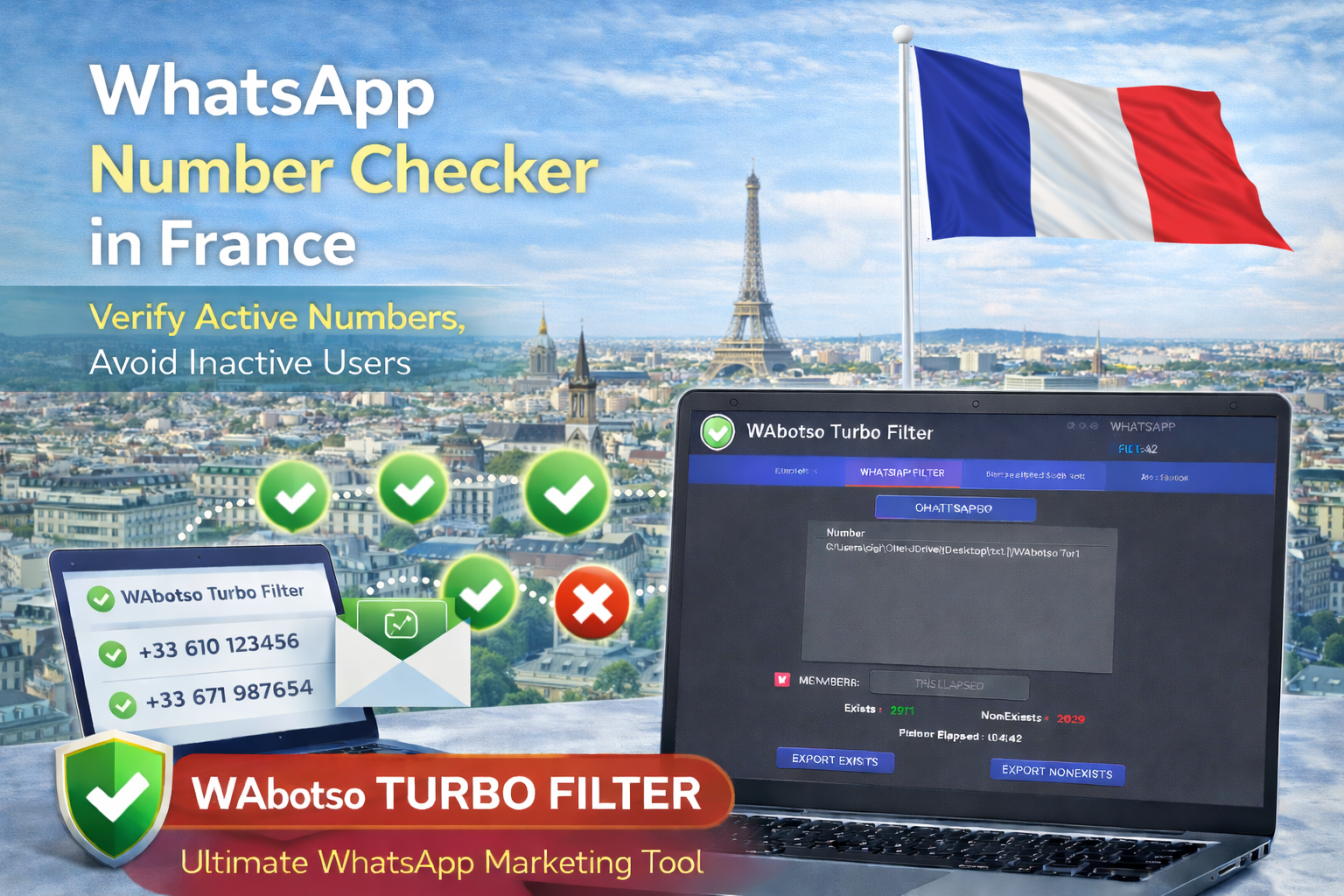 Whatsapp Number Checker in France