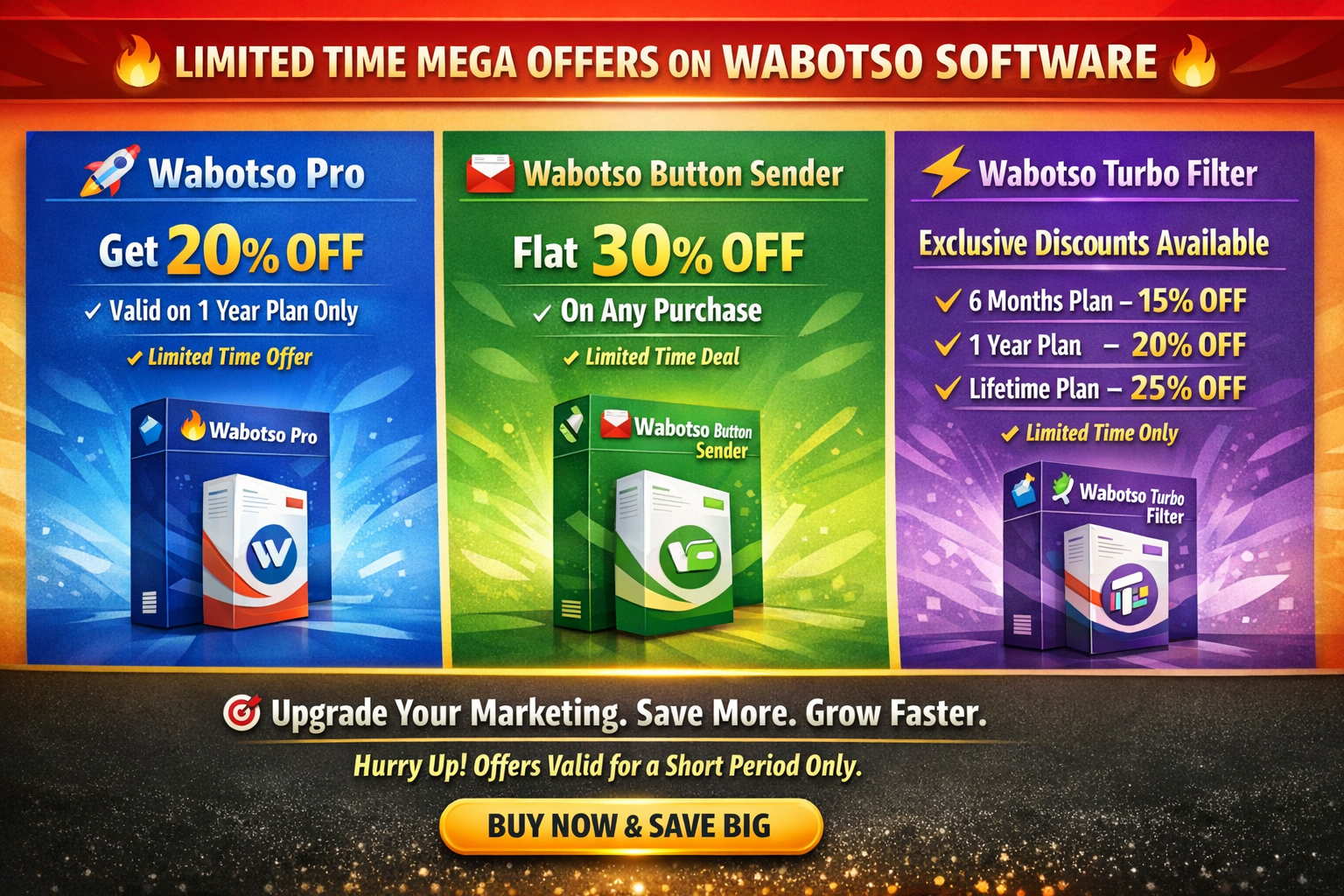 WhatsApp Marketing Software Offer Sale