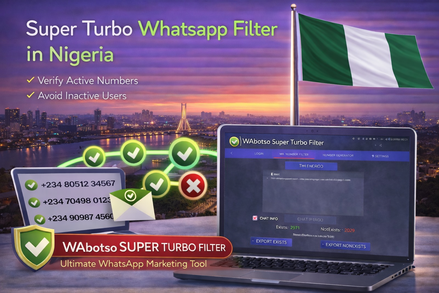 Super Turbo Whatsapp Filter in Nigeria
