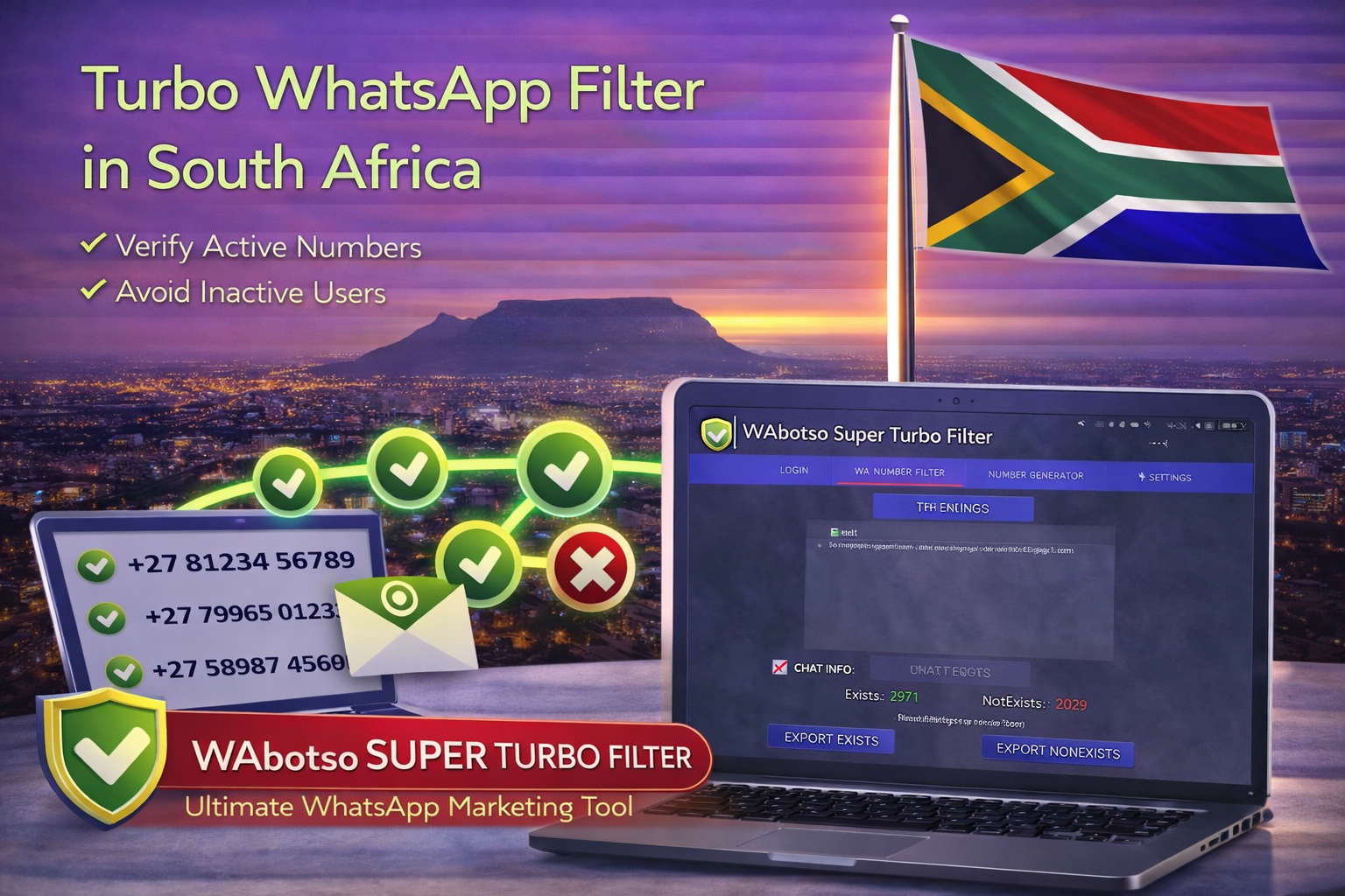 Turbo Whatsapp Filter in South Africa