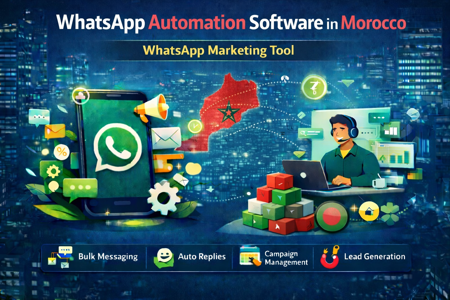 WhatsApp Automation Software in Morocco