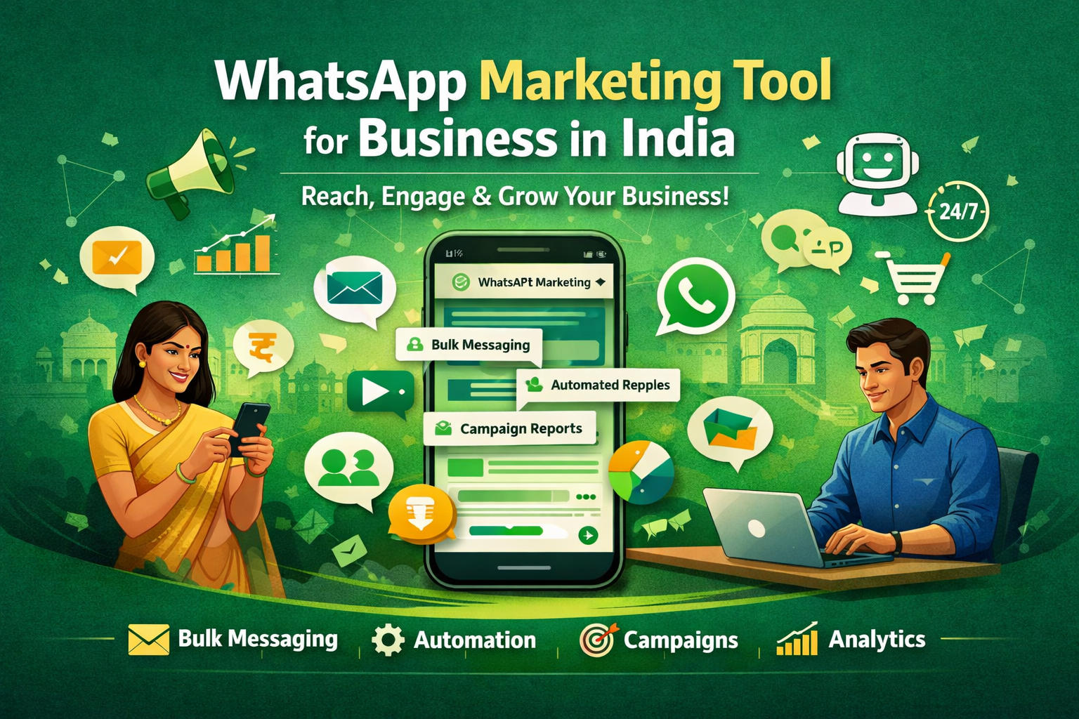 WhatsApp Marketing Tool for Business in India