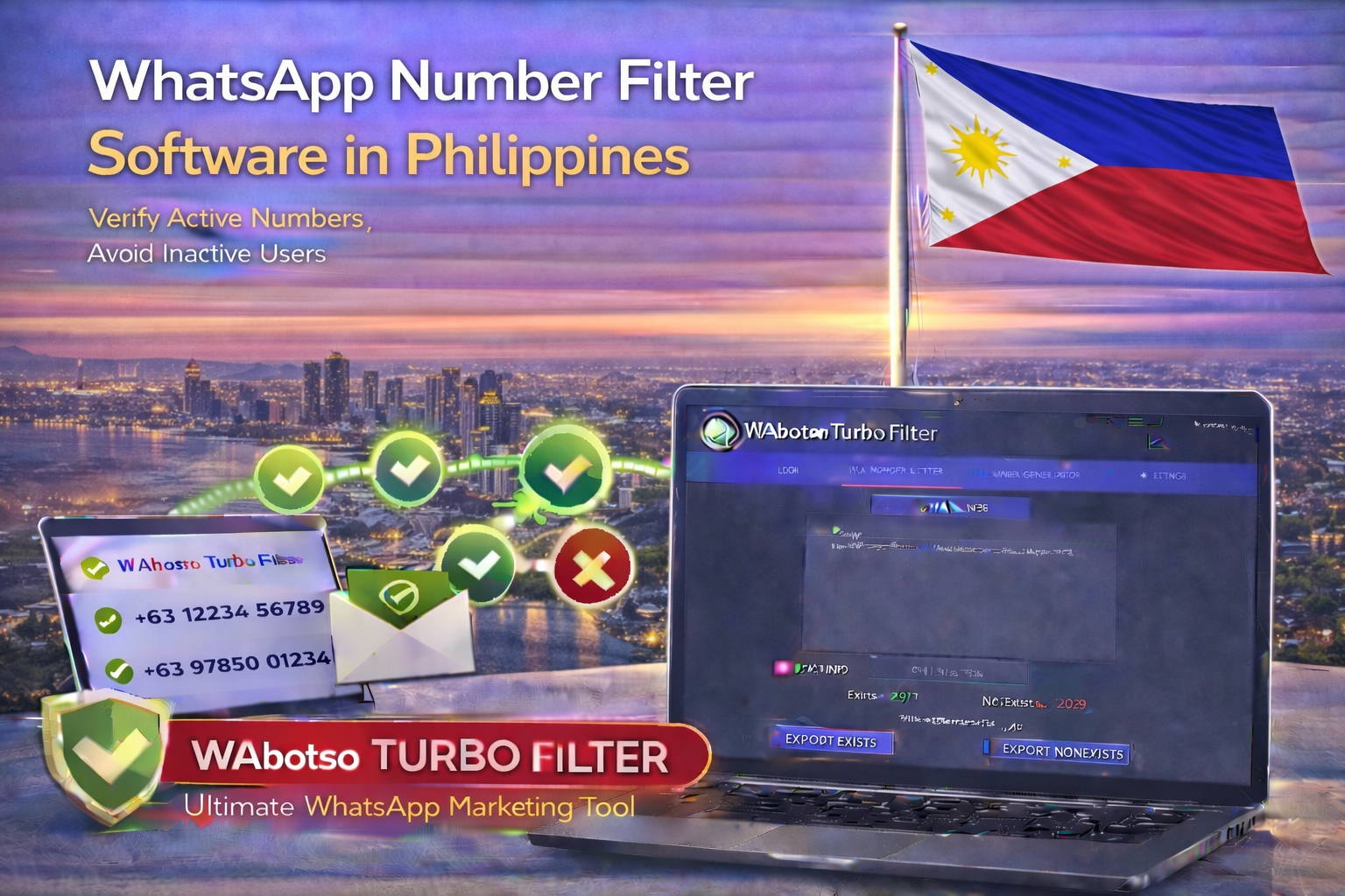 Whatsapp Number Filter Software in Philippines