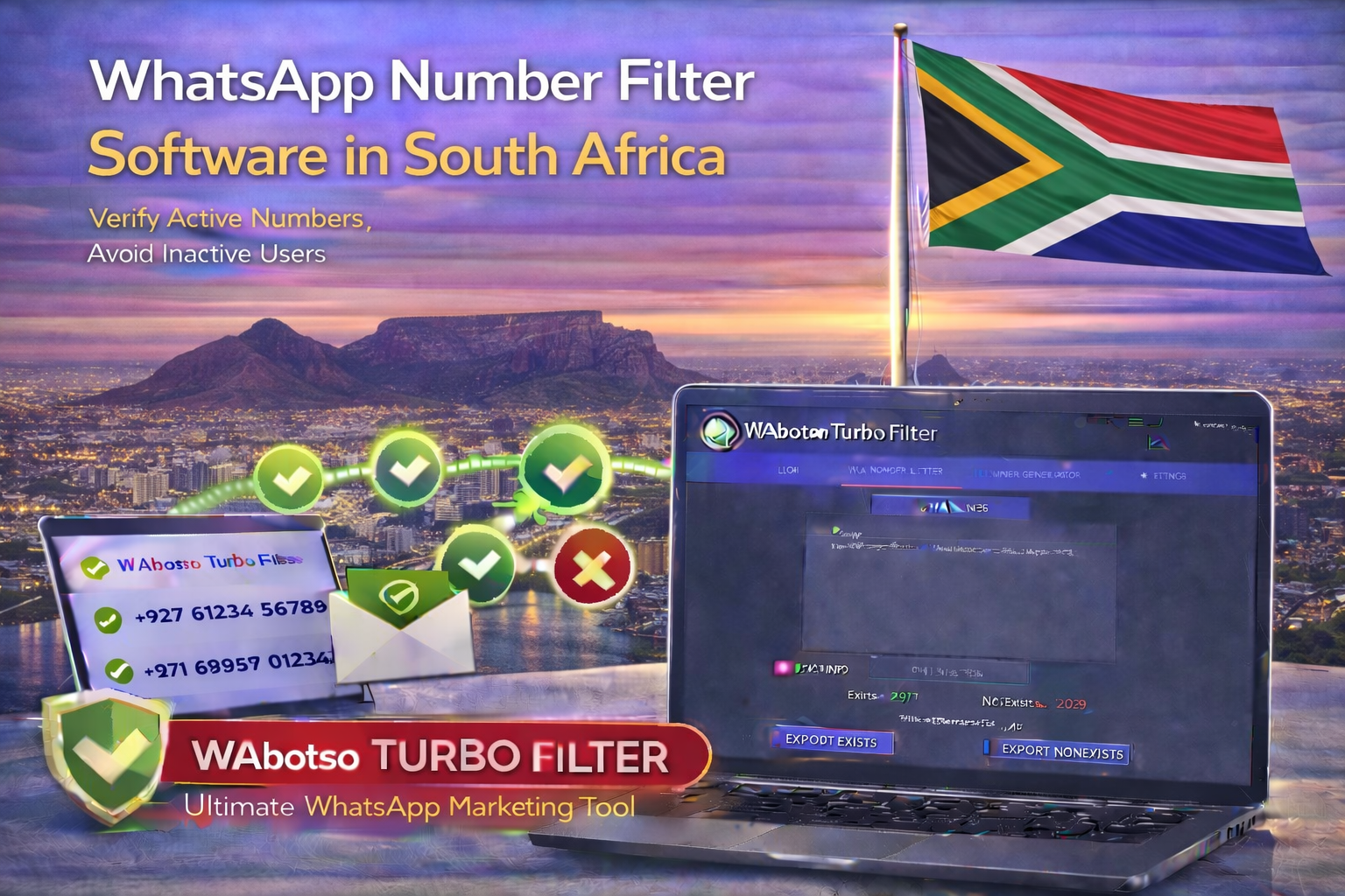 Whatsapp Number Filter Software in South Africa
