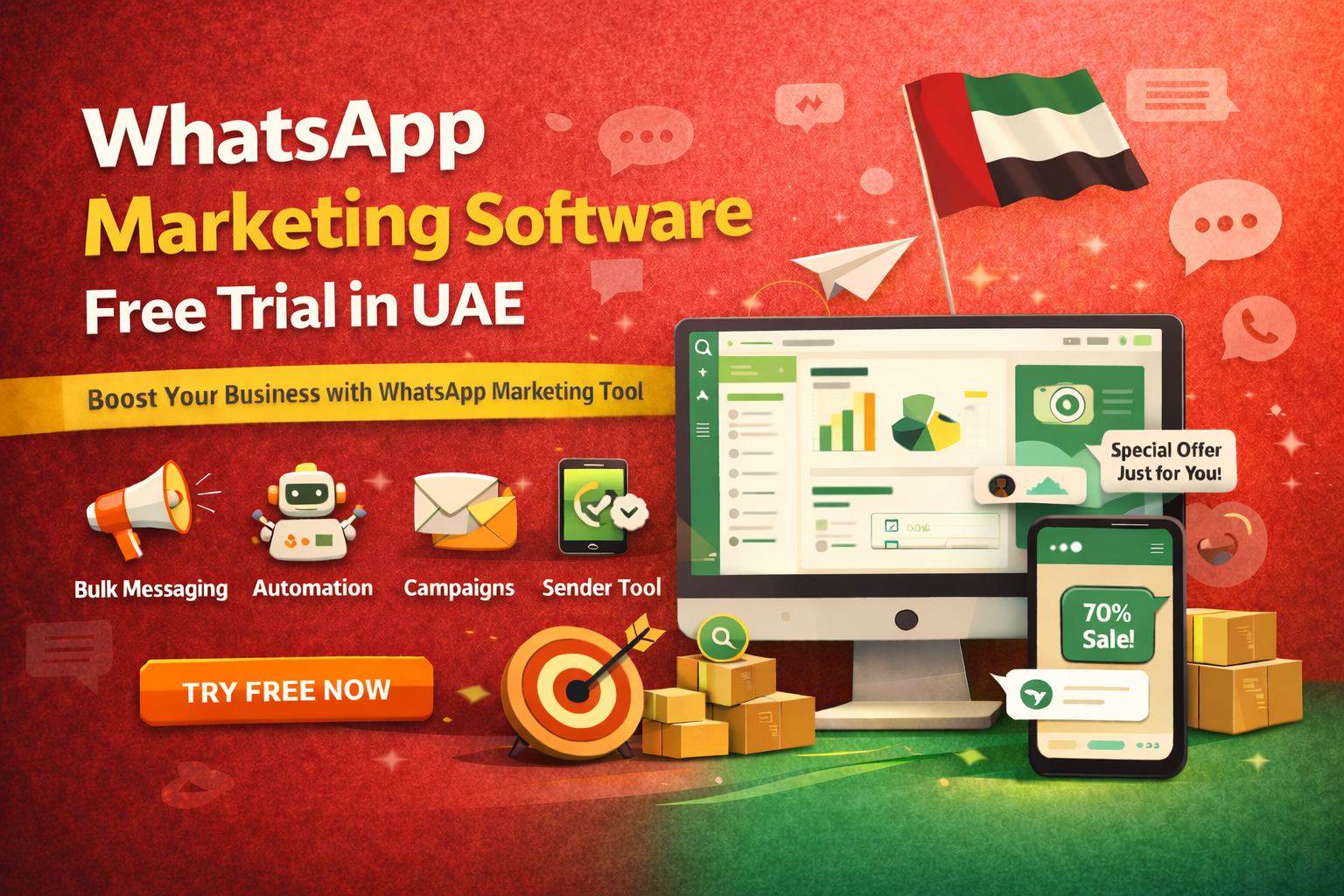 WhatsApp Marketing Software Free Trial in UAE