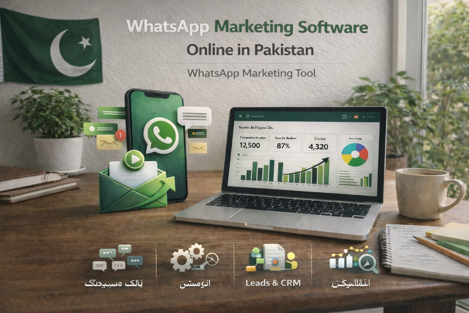 WhatsApp Marketing Software Online in Pakistan