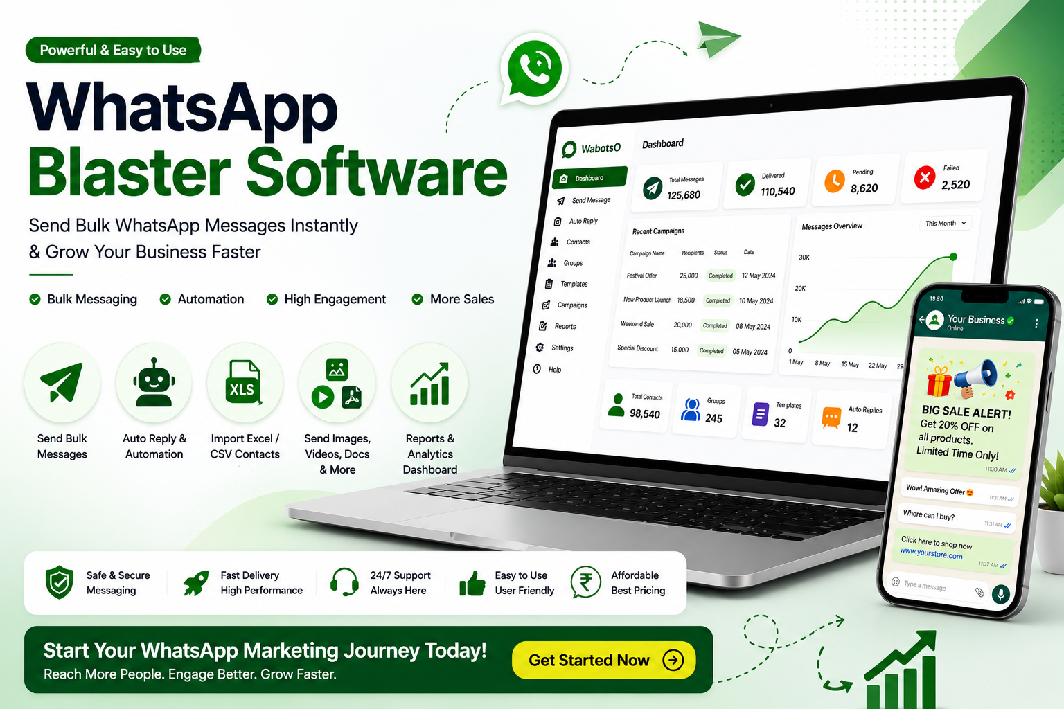WhatsApp Blaster Software