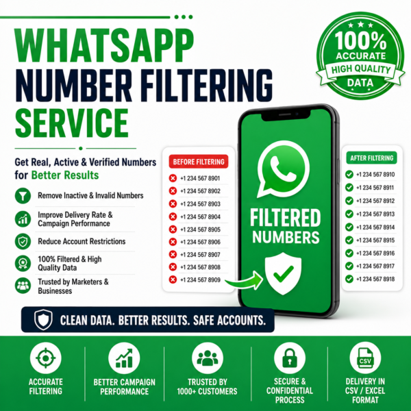 WhatsApp Number Filtering Service