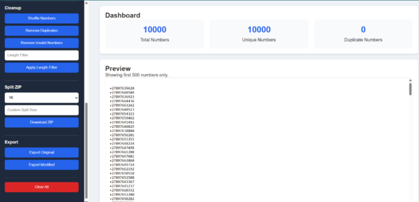 WAbotso Number Manager