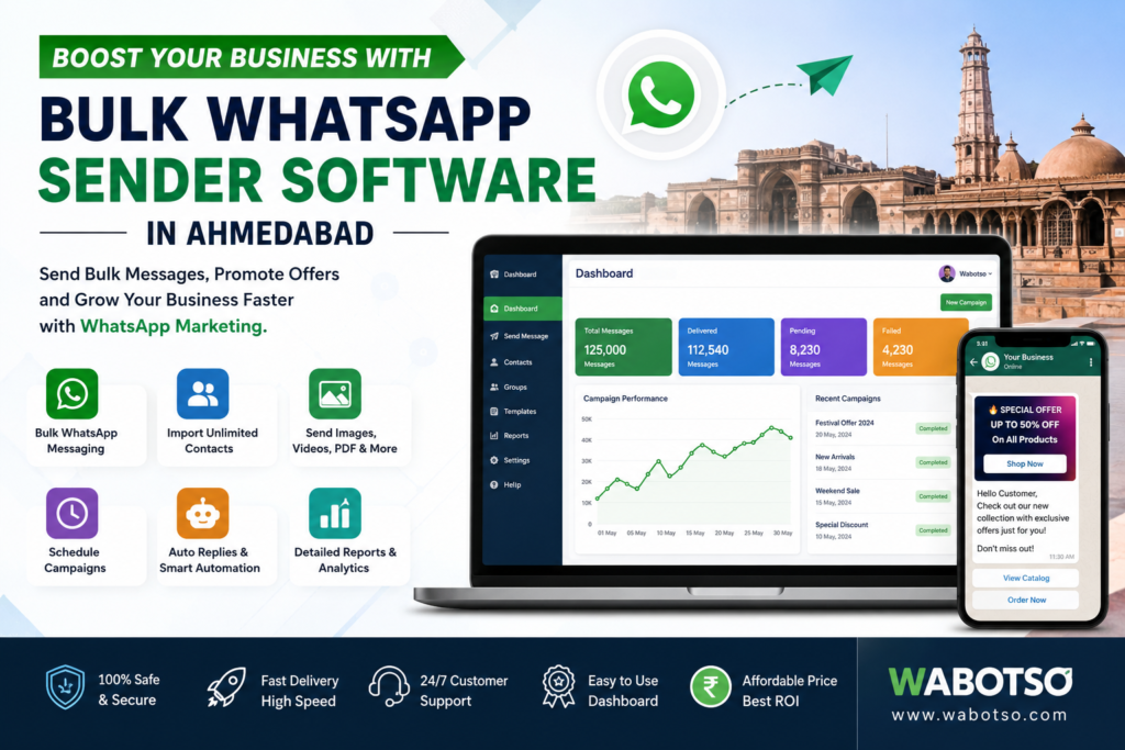 Bulk WhatsApp Sender Software in Ahmedabad