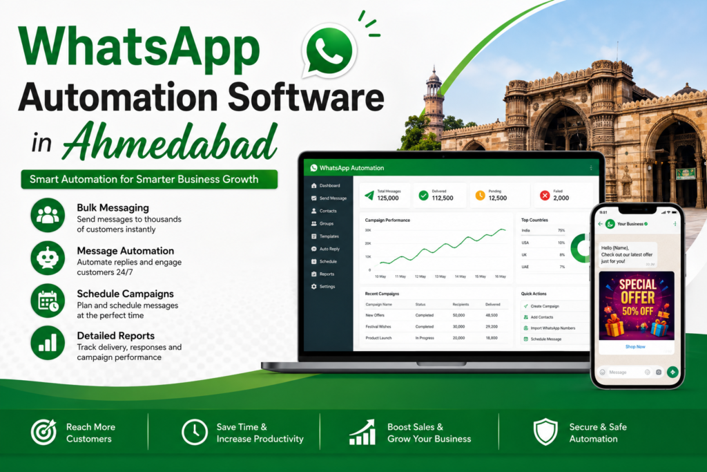 WhatsApp Automation Software in Ahmedabad