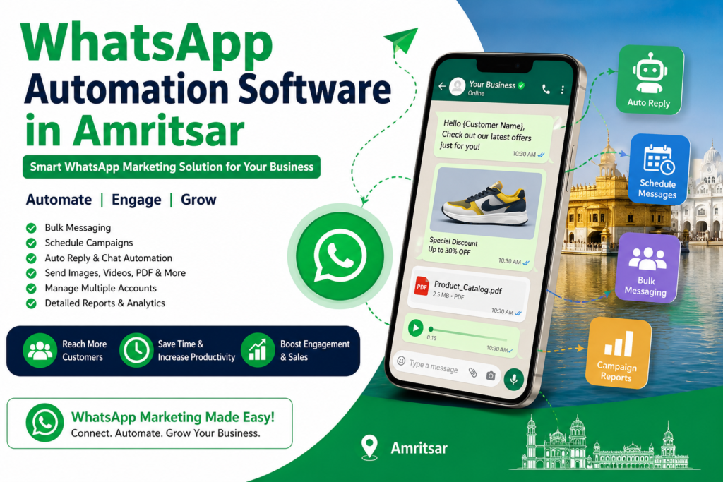 WhatsApp Automation Software in Amritsar