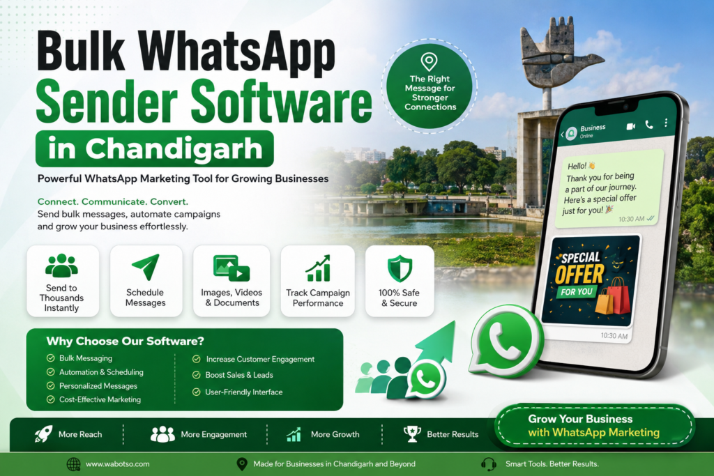 Bulk WhatsApp Sender Software in Chandigarh