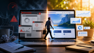 high performing website