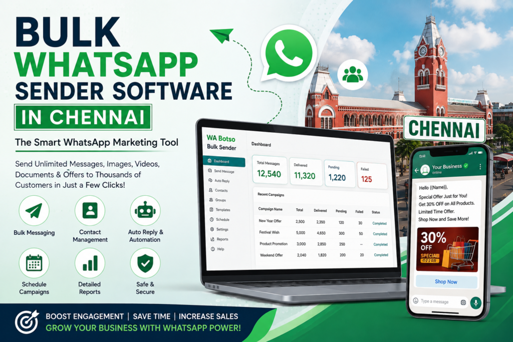 Bulk WhatsApp Sender Software in Chennai